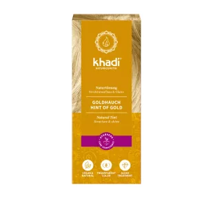 KHADI (farby do włosów) Henna złoty blond - Khadi - 100g BP-4260378040046 - Akcesoria i kosmetyki do stylizacji brwi - miniaturka - grafika 1