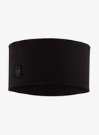 Czapki i chusty sportowe męskie - Opaska na głowę Buff Merino Wide Headband - black - miniaturka - grafika 1