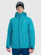 Kurtki męskie - 4F Kurtka narciarska membrana 10000 męska - niebieska XXL - miniaturka - grafika 1