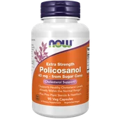 Serce i układ krążenia - Now® Foods NOW Policosanol 40 mg (Extra Strength), 90 kapsułek roślinnych - miniaturka - grafika 1