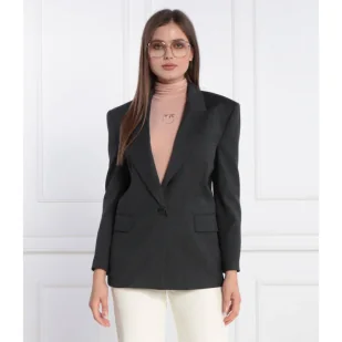 Pinko Wełniana marynarka | Regular Fit - Marynarki i żakiety damskie - miniaturka - grafika 1