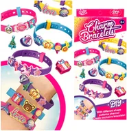 Prace ręczne dla dzieci - Zestaw do tworzenia biżuterii bransoletki charms zestaw DIY dla dziewczynki - miniaturka - grafika 1