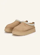 Moda i Uroda OUTLET - Ugg Klapki Na Platformie Tazz beige - miniaturka - grafika 1
