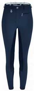 Pikeur Bryczesy z pełnym lejem Lugana Softshell - navy - Bryczesy - miniaturka - grafika 1