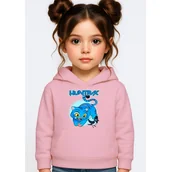Bluzy dla dziewczynek - BLUZA DZIECIĘCA DERPY KOT DEMON HUNTERS HUNTRIX 122-128 Z KAPTUREM - miniaturka - grafika 1