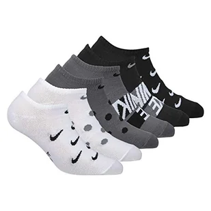 NIKE Damskie W Everyday Ltwt No Show - 6pr - skarpety Swoosh - Skarpetki damskie - miniaturka - grafika 1