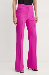 Morgan spodnie PAROI.F damskie kolor fioletowy dzwony high waist PAROI.F - Spodnie damskie - miniaturka - grafika 1