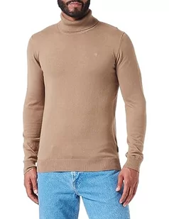 Wrangler Męska bluza z dzianiny z kołnierzem, Lead Grey, XL - Bluzy męskie - miniaturka - grafika 1