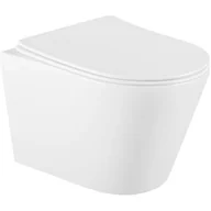 Miski WC - Miska WC Rimless z deską wolnoopadającą slim MEXEN Rico, biała - miniaturka - grafika 1