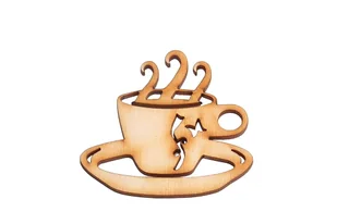 Dekor filiżanka ozdoba ze sklejki decoupage. - Decoupage - miniaturka - grafika 1