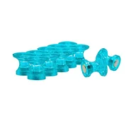 Dekoracje domu - Magnet Expert 10 opakowań, lekkie niebieskie tradycyjne magnetyczne Pin-magnesy karty (o średnicy 16 mm X 15 MM wysokości) (12) F4M16B-10 - miniaturka - grafika 1