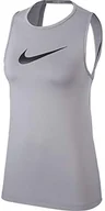 Koszulki i topy damskie - Nike W NP Tank Essential SWOOSH top, particle grey/(black), 2XL - miniaturka - grafika 1