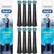 Końcówki do szczoteczek elektrycznych - KOŃCÓWKI DO SZCZOTECZKI ELEKTRYCZNEJ ORAL-B IO ULTIMATE CLEAN CZARNA 8 SZT. - miniaturka - grafika 1