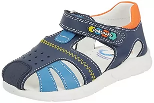 Pablosky 015820, sandały z obcasem, niebieskie, 22 UE - Buty dla chłopców - miniaturka - grafika 1