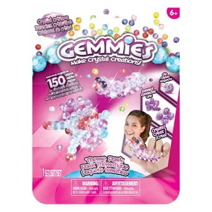 Tm Toys Gemmies Zestaw Tematyczny Kryształowe Robaczki 150 Koralików CZ9616 - Zabawki kreatywne - miniaturka - grafika 1