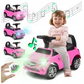 Chodziki - JEŹDZIK PCHACZ SAMOCHODZIK DLA DZIECKA ZABAWKA DLA DZIEWCZYNKI ŚWIECI GRA - miniaturka - grafika 1