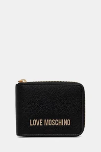Love Moschino portfel damski kolor czarny JC5639PP1NLD0000 - Portfele - miniaturka - grafika 1