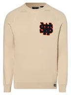 Swetry męskie - Superdry - Sweter męski, beżowy - miniaturka - grafika 1