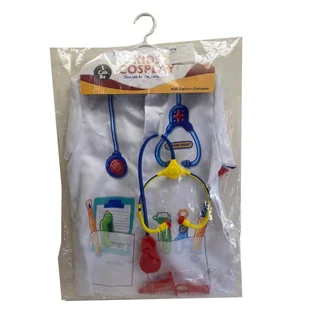 Askato Fartuch Lekarski 22205 - Zabawy w naśladowanie dorosłych - miniaturka - grafika 1