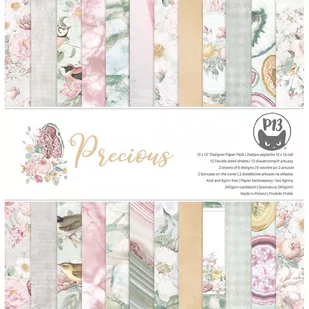 Blok Papierów P13 - Precious 30X30 - Scrapbooking - miniaturka - grafika 1