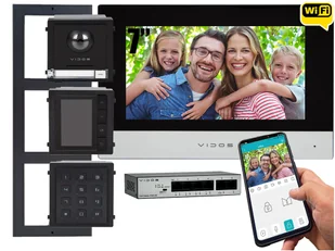 Zestaw modułowy jednorodzinny wideodomofon IP Vidos ONE M2010 A2000G/D/LCD FullHD IPS Szyfrator Natynkowy - Wideodomofony - miniaturka - grafika 1