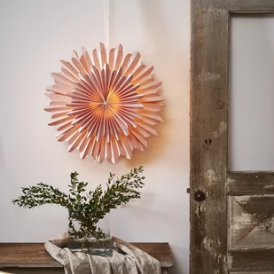 Różowa świąteczna dekoracja świetlna ø 50 cm Crystal – Star Trading - Oświetlenie świąteczne - miniaturka - grafika 1