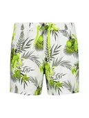 Kąpielówki męskie - CMP Szorty kąpielowe w kolorze biało-zielonym - miniaturka - grafika 1