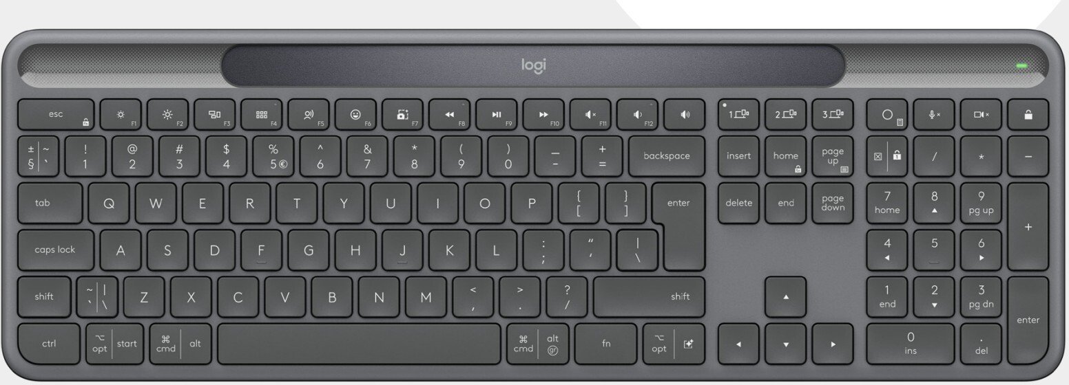 Logitech LOGITECH Slim Solar+ for Business - Graphite 920-013772