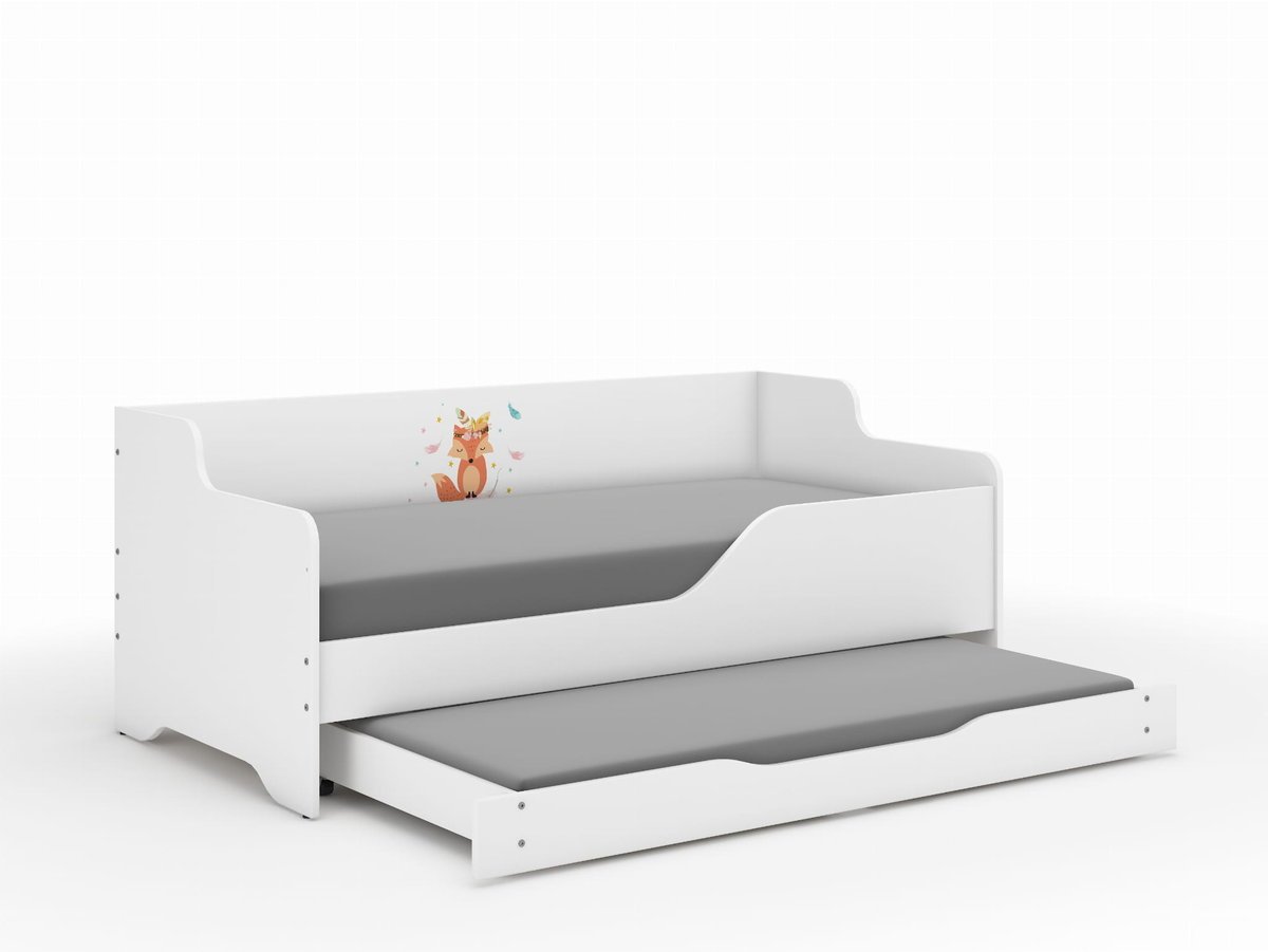 Łóżko dziecięce LILU 160x80 LISEK z funkcją spania