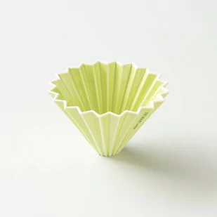 ORIGAMI Ceramiczny Origami Dripper M Zielony 99301067 - Zaparzacze i kawiarki - miniaturka - grafika 1