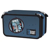 Piórniki - Piórnik 3-komorowy z wyposażeniem PC5 Space Moon - ST-Majewski - miniaturka - grafika 1