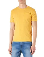 Koszulki męskie - Camel Active T-Shirt Męski 409740/7T03, Żółty, L - miniaturka - grafika 1