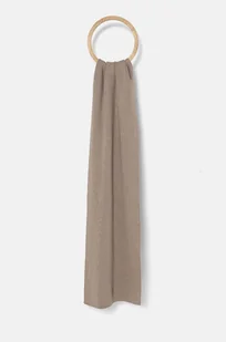 Calvin Klein szalik damski kolor szary gładki K60K612601 - Apaszki i szaliki damskie - miniaturka - grafika 1
