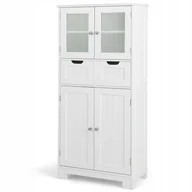 Szafki kuchenne - Szafka kuchenna Costway biały 30 x 60 x 128 cm kolor frontu: biały - miniaturka - grafika 1