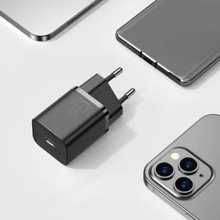 Baseus Super Si 1C szybka ładowarka USB Typ C 20 W Power Delivery czarny (CCSUP-B01) - Ładowarki do telefonów - miniaturka - grafika 10