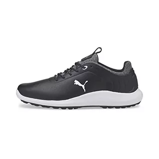 Buty sportowe męskie - PUMA Męskie buty do golfa Ignite Pro, Puma Black Puma Silver Puma Black, 40.5 EU - grafika 1