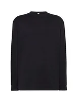 Odzież medyczna - Koszulka t-shirt medyczna  czarna Męska rękaw długi XL - miniaturka - grafika 1