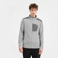 Koszulki sportowe męskie - Męski polar rozpinany bez kaptura COLUMBIA Klamath Range Full Zip - szary - miniaturka - grafika 1