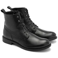 Botki męskie - Trzewiki męskie Ryłko IPRL81__ _1BWF BLACK R.42 - miniaturka - grafika 1