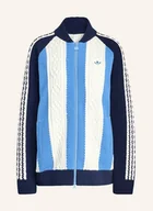 Swetry damskie - Adidas Originals Sweter Archive Cutline Knit blau - adidas Originals - miniaturka - grafika 1