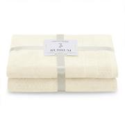 Ręczniki - AmeliaHome, Ręcznik Rubrum kremowy 50x90+70x130 cm - miniaturka - grafika 1