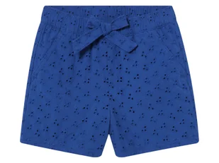 lupilu® Spodenki dziewczęce z bawełny z haftem (Niebieski, 98/104) - Spodnie i spodenki dla dziewczynek lupilu® Spodenki dziewczęce z bawełny z haftem (Niebieski, 98/104) - Spodnie i spodenki dla dziewczynek - miniaturka - grafika 1