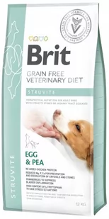 Brit VET Brit Veterinary Diet Struvite Egg&Pea Sucha Karma dla psa op 12kg - Sucha karma dla psów - miniaturka - grafika 1