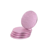 Dodatki do ciast w proszku - Podkład Pod Tort Gruby 25 cm Różowy - miniaturka - grafika 1