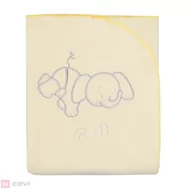 Koce i narzuty dla dzieci - Ewa Klucze, Kocyk polarowy, Żółty, 78x88 cm - miniaturka - grafika 1