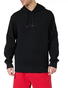 Armani Exchange Męska bluza z kapturem, monochromatyczna, czarna, S, czarny, S - Bluzy męskie - miniaturka - grafika 1