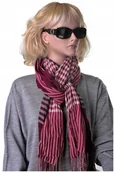 Apaszki i szaliki męskie - SZEROKI DUŻY 70x200 Naturalna Wiskoza 100% Szalik Szal Damski GREG w13 - miniaturka - grafika 1