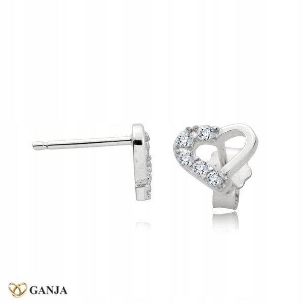 Serce kolczyki AG 925