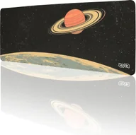 Podkładki pod mysz - DUŻA PODKŁADKA POD MYSZKĘ Z Księżyców Saturna 80x30 TILT Gamingowa Prezent - miniaturka - grafika 1