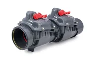 Akcesoria hydrauliczne - Karmat Zasuwa burzowa PP DN 110 dwu klapowa typ 2 kanalizacja zewnętrzna - miniaturka - grafika 1